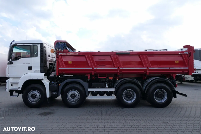 MAN TGS 35.460 / 8X4 / BASCULANTE 2 STR / BORDMATIC / MEILLER KIPPER / AUTOMAT / EURO 6 - 17