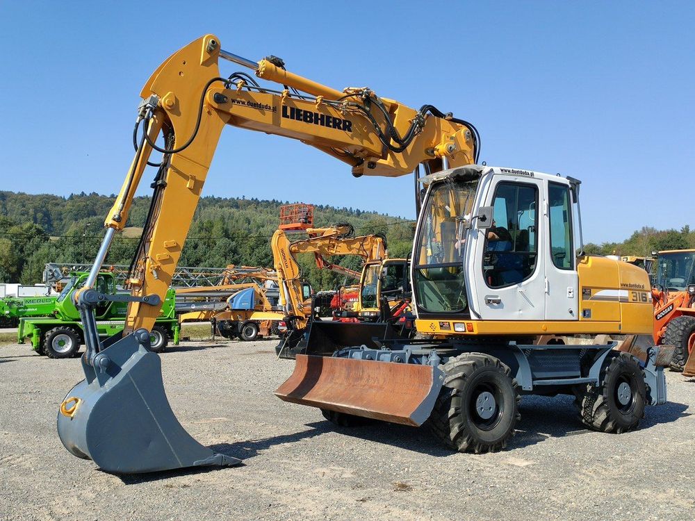 Liebherr A316 maszyna po pełnym tulejowaniu bez luzów i wycieków 2008