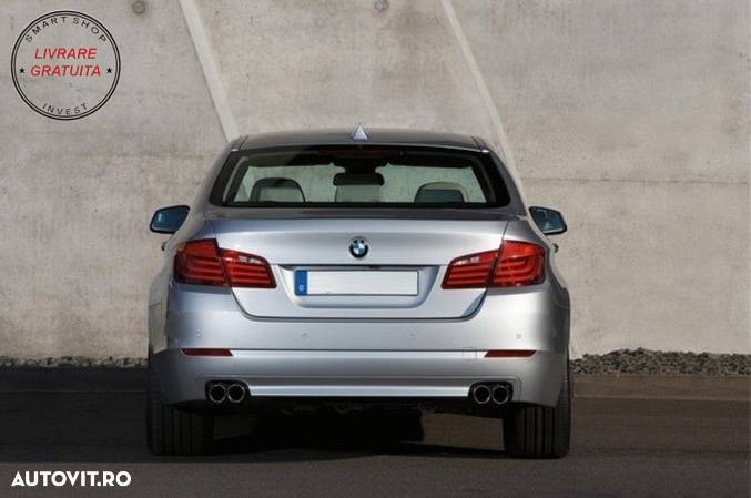 Difuzor de aer cu evacuare dubla BMW F10 F11 Seria 5 (2011-2017) 550I Design+Tobe - livrare gratuita - 12