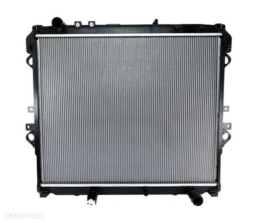 Radiator racire Toyota Hilux, 05.2015-, motor 2.4 D, 108/110 kw, diesel, cutie manuala, cu/fara AC, 658x550x16 mm, aluminiu brazat/plastic, - 1