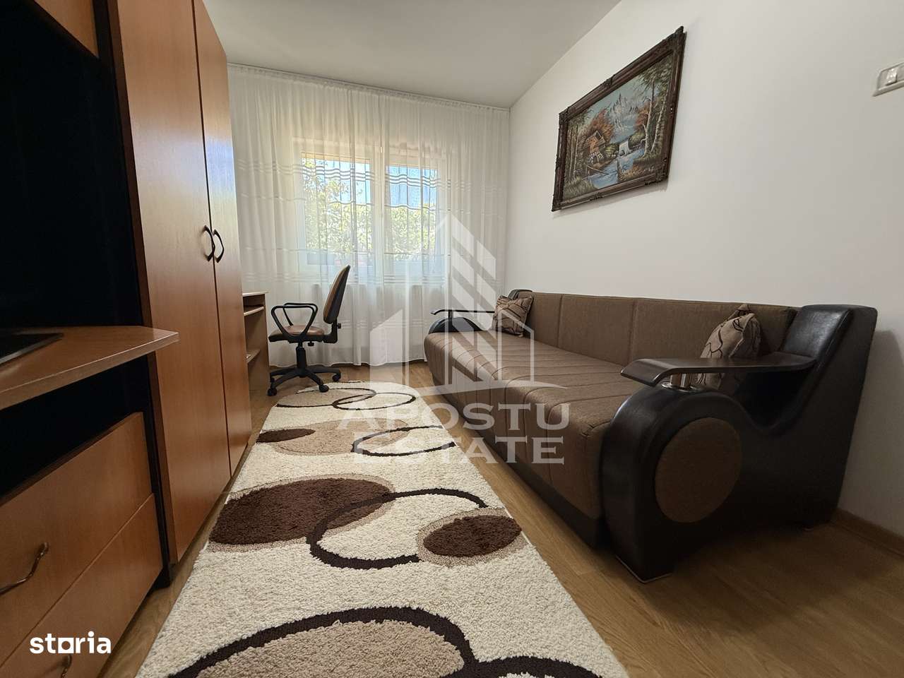 Apartament 2 camere, mobilat, zona Buziasului - Imagine principală: 5/8