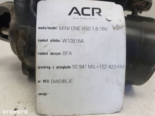 Mini One R50 R53 1.6 16V ROZRUSZNIK bosch 0001106019 - 8