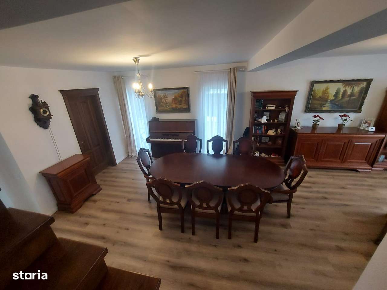 Casă cu 4 camere încălzire în pardoseală, terasă acoperită și pivniță-11