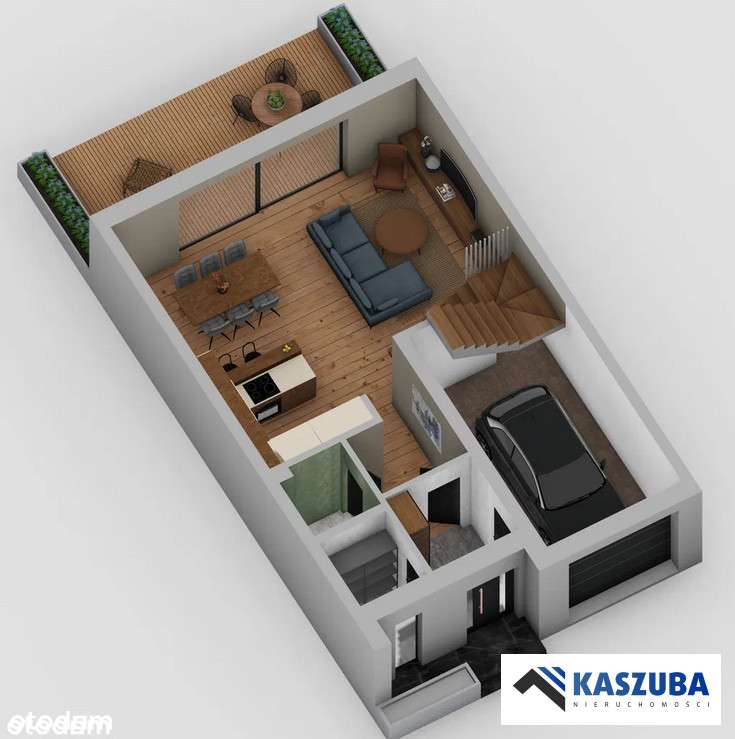 Żary Kadłubia 119,78m2 segment wewnętrzy z garażem-7