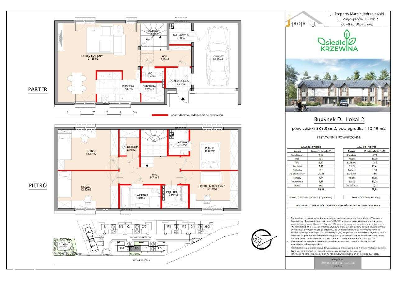 Dom 138 m2, kameralne  osiedle, blisko PKP Halinów - Pełny obrazek: 3/14