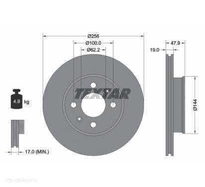 TARCZA HAMULCOWA  HYUNDAI GETZ   2 SZT  ATE 419116  24.0119-0116.1 - 4