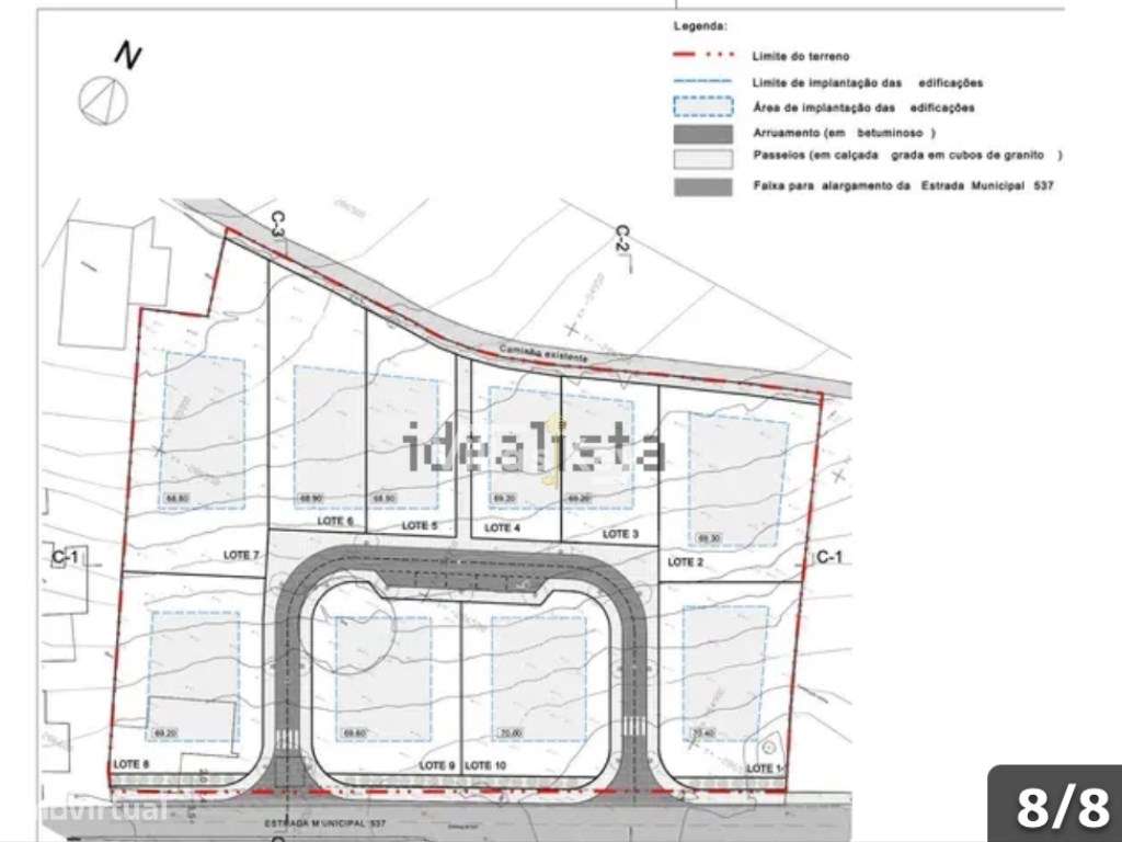 10 lotes para 6 casas isoladas e 4 geminadas , Montinhos da Luz,Lagos. - Grande imagem: 5/21