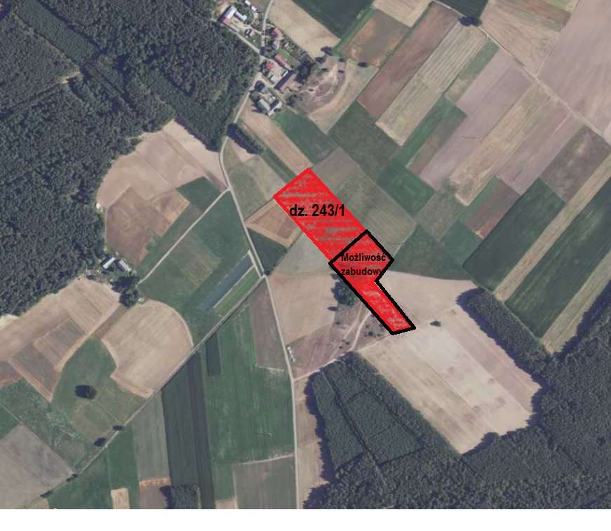 Działka z WZ na dom jednorodzinny 2,4ha, Gierwaty/ Młynarze-0