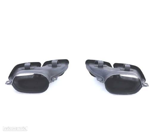 PONTEIRAS DE ESCAPE LOOK AMG C63 PARA MERCEDES W205 14- LOOK AMG - 2