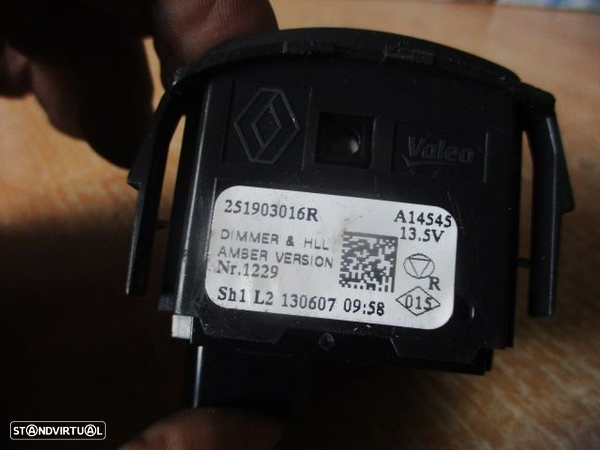 Interruptor 251903016R RENAULT TWINGO 2 2013 1.2I 75CV 3P VERMELHO Regulador Luz - 5