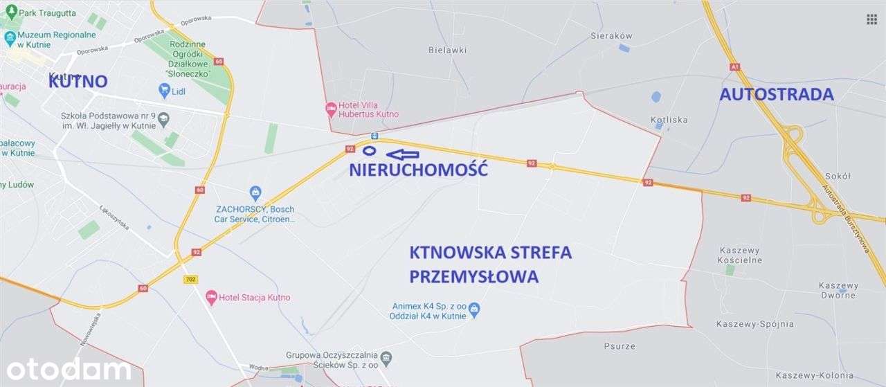 Działka, 6 053 m², Kutno-0