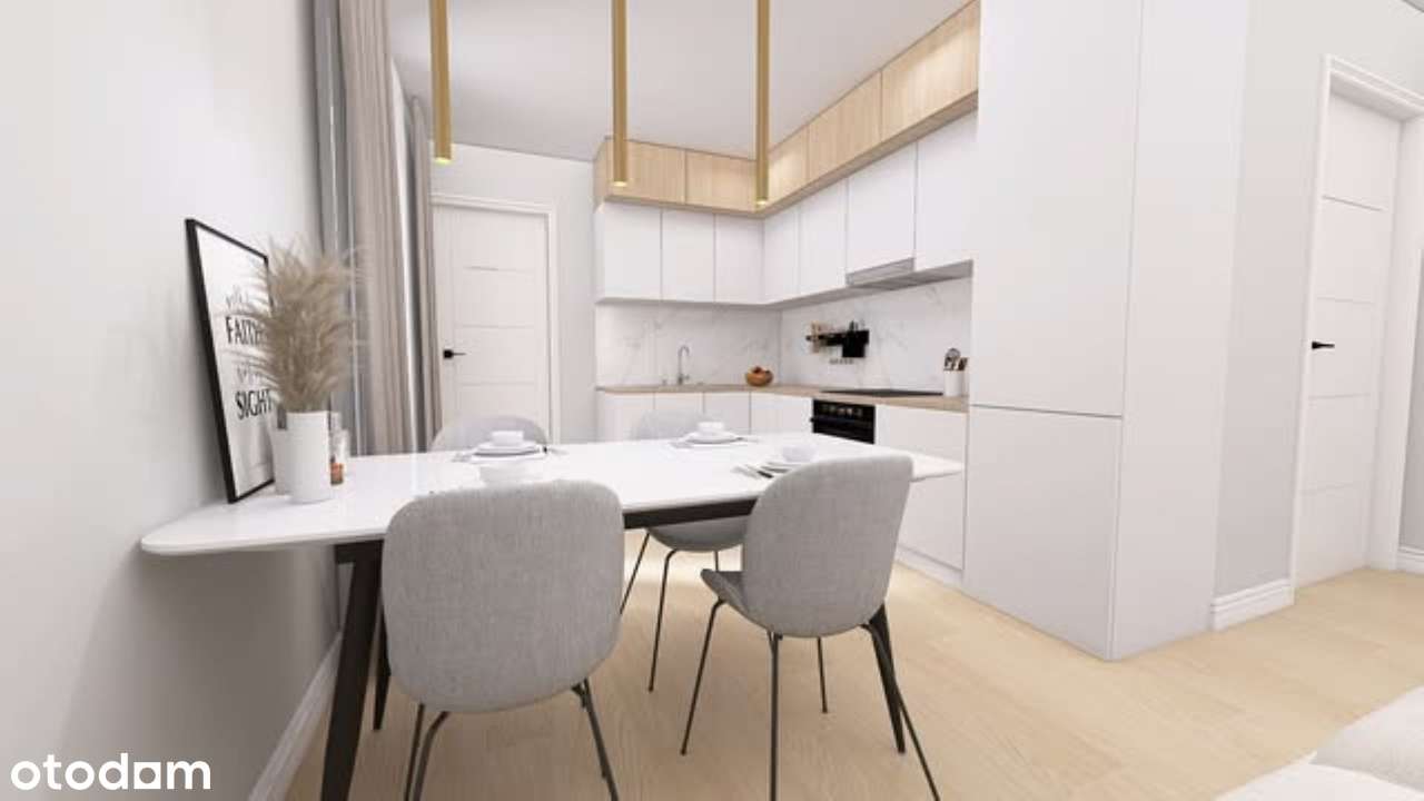 Nowoczesne wnętrze w zabytkowej kamienicy- 3 pokoje z wykuszem - Pełny obrazek: 5/13