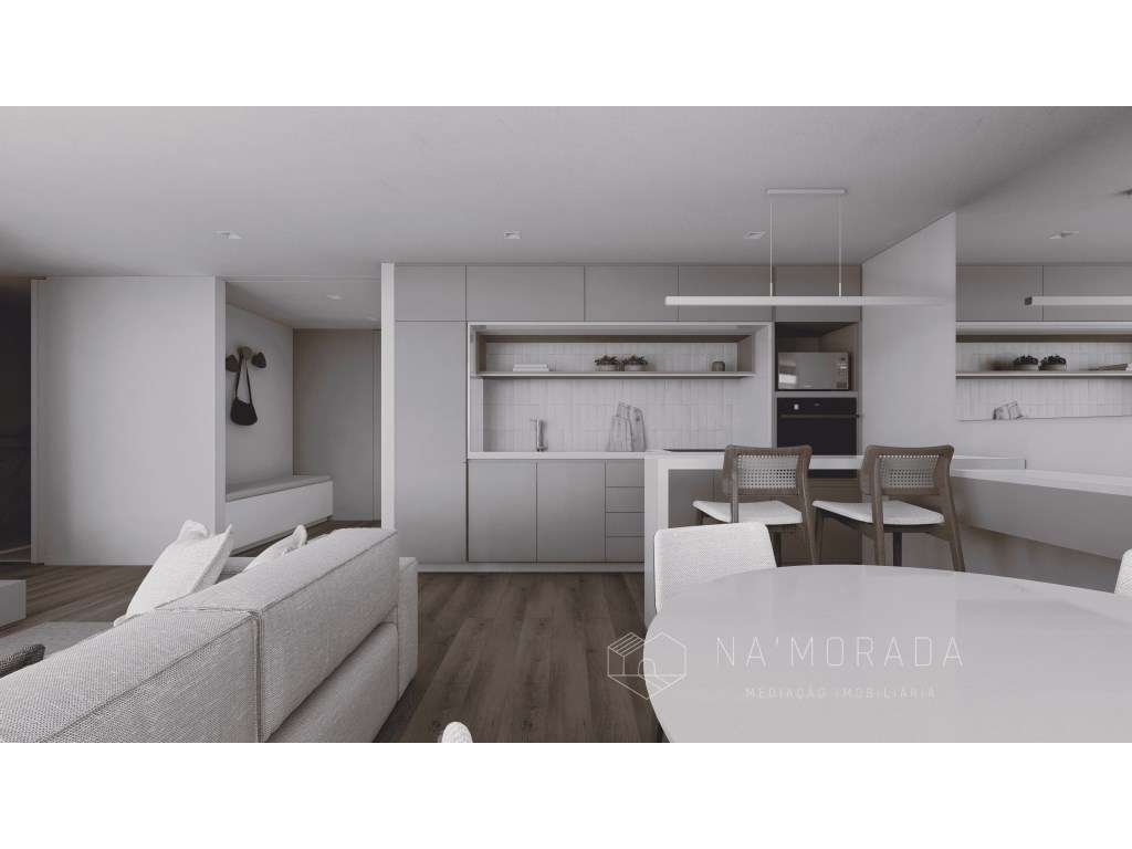 Apartamento T2 com Terraço A 400 Metros da Praia-8