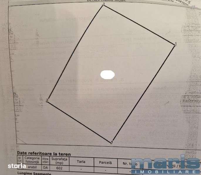 Teren intravilan 600 mp cu utilitati Budiu Mic. - Imagine principală: 2/4