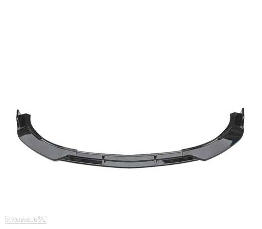 SPOILER LIP FRONTAL PARA MERCEDES CLA W117 AMG 14-18 LOOK BRABUS PRETO BRILHANTE - 4