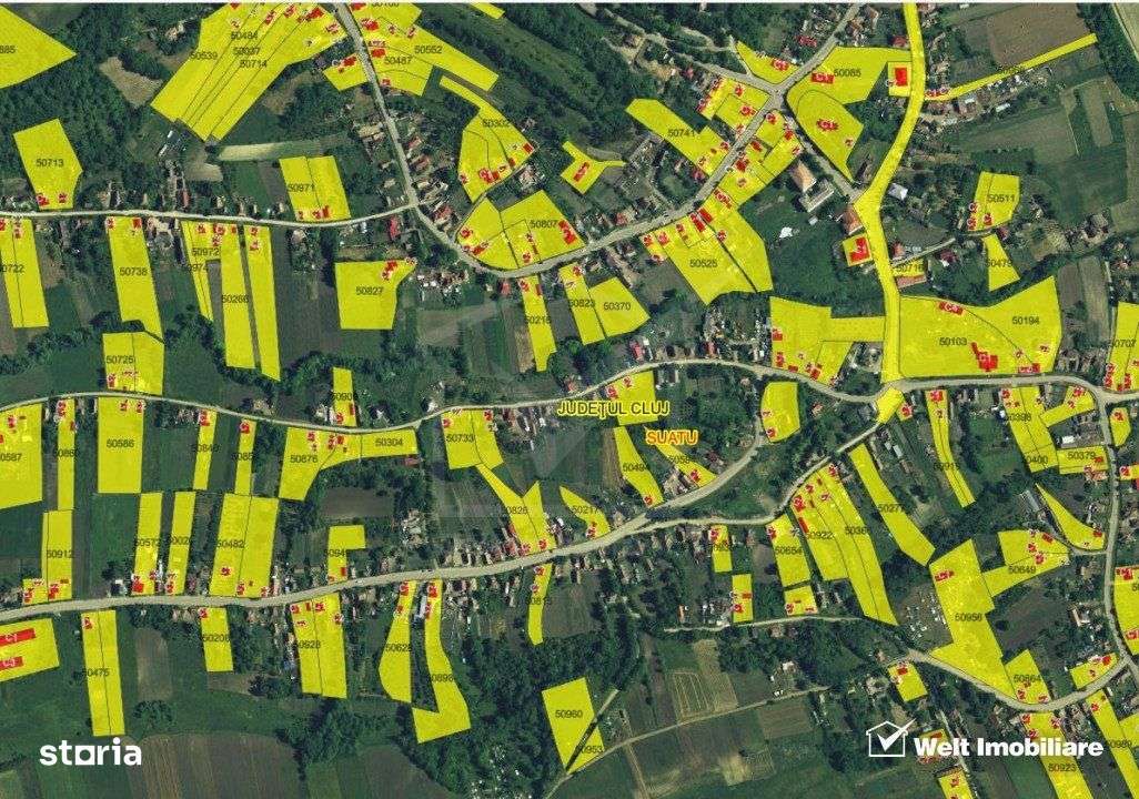 Suatu, teren intravilan, 1702 mp, la asfalt, apa, canal, curent - Imagine principală: 3/4