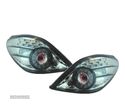 FAROLINS TRASEIROS LED PARA PEUGEOT 207 CC 06-12 CROMADO ESCURECIDO - 1