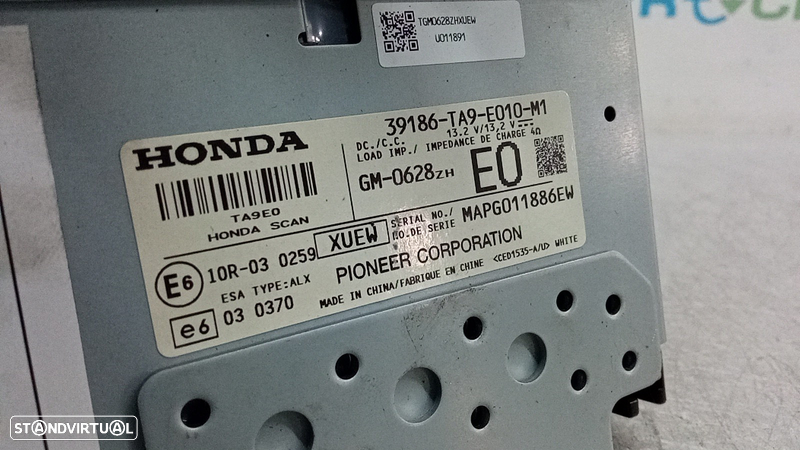 Amplificador Sonoro Honda Civic Ix (Fk) - 10
