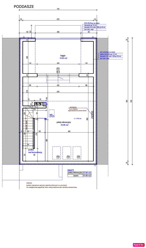 Dwupoziomowe z loggią na zachód-Repty-15
