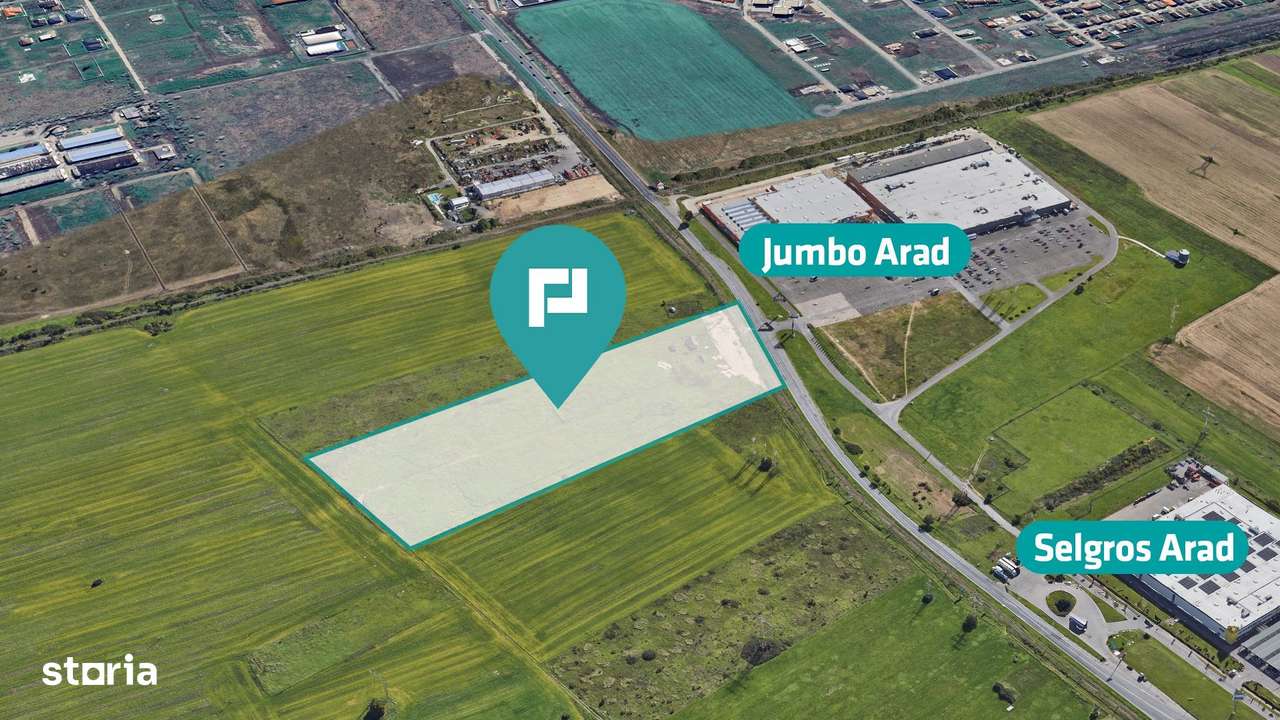 Teren de 55.340 mp, vis-a-vis de Jumbo, Arad-2