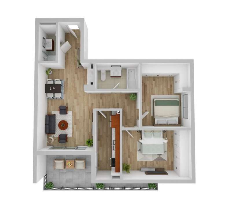 Apartament 3 camere | Imobil nou | 74mp | Etaj 1 | Andrei Muresanu — fotografia 1