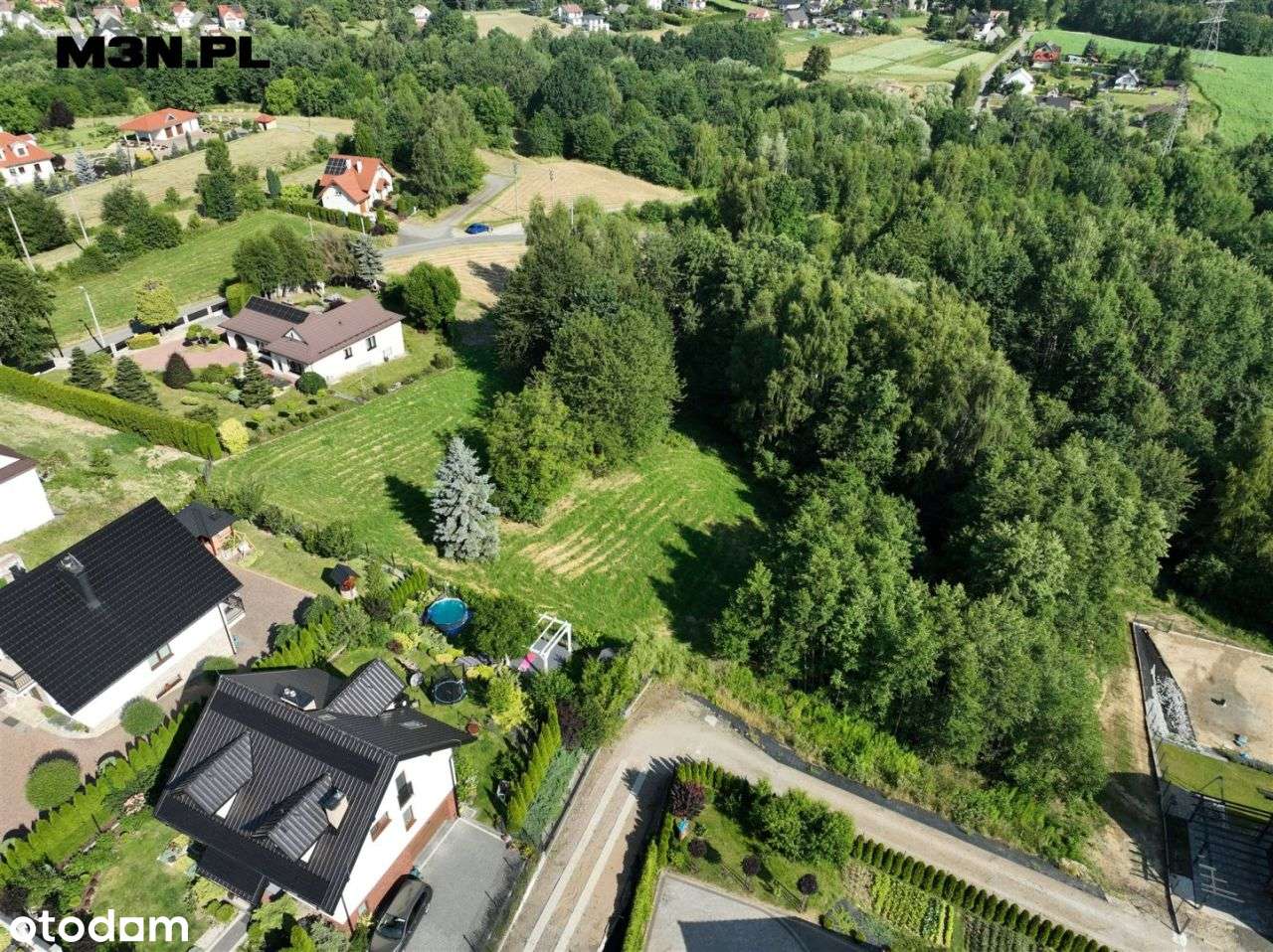 Działka budowlano rolna 46 arów Świątniki Górne - Pełny obrazek: 4/19