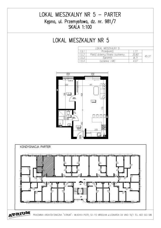 Osiedle Lawendowe 2 pokoje pow. 45,32 m2 - Pełny obrazek: 3/8