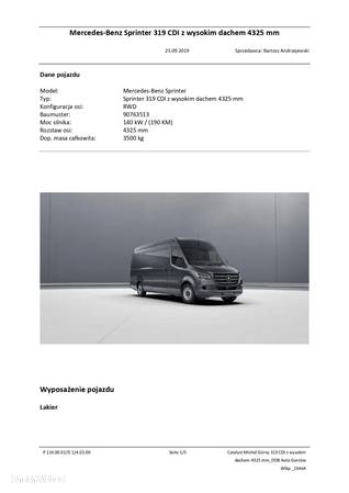 Mercedes-Benz Sprinter 319 - 10