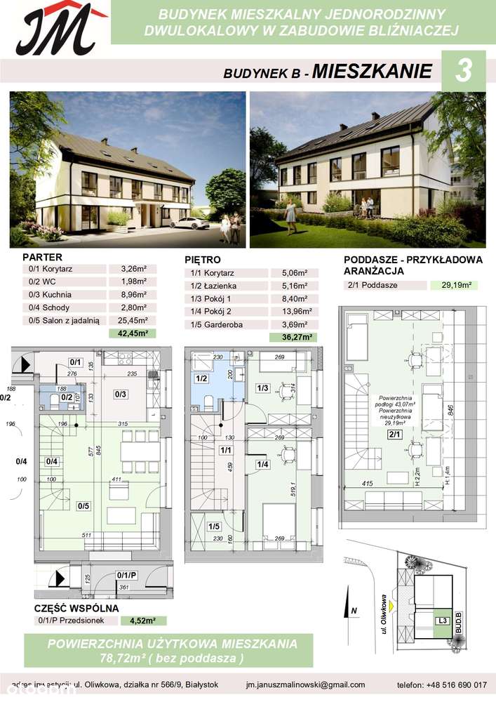 Bez Prowizji, Bezpośrednio, Bliźniak, stan deweloperski, od 31.01.2026 - Pełny obrazek: 5/10