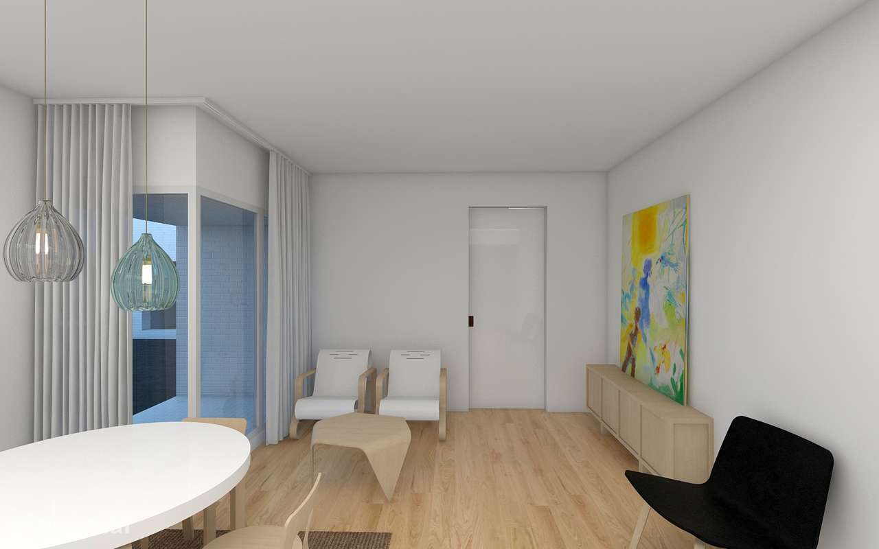 Apartamento T2 novo com piscina e garagem-45