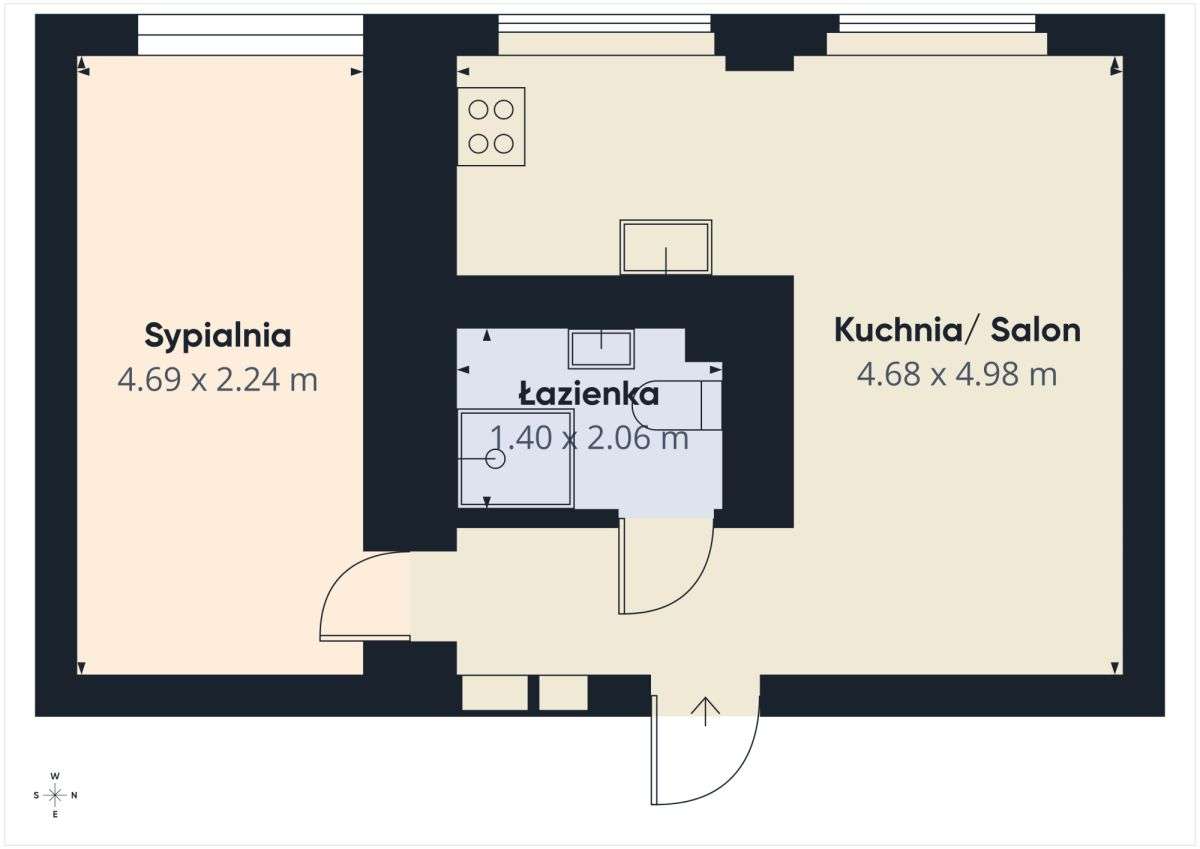 2 pokoje po generalnym remoncie na Ligocie!-19