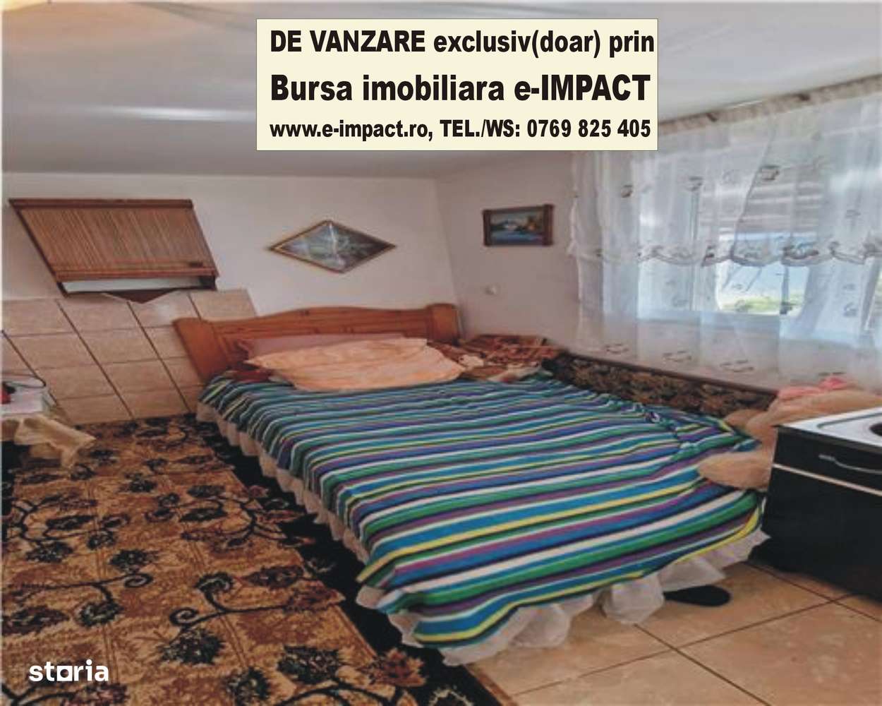 De VZ. CASA 3 Camere, sat Halaresti,com.IANA, 52mp , Teren Cc-187mp ,-0