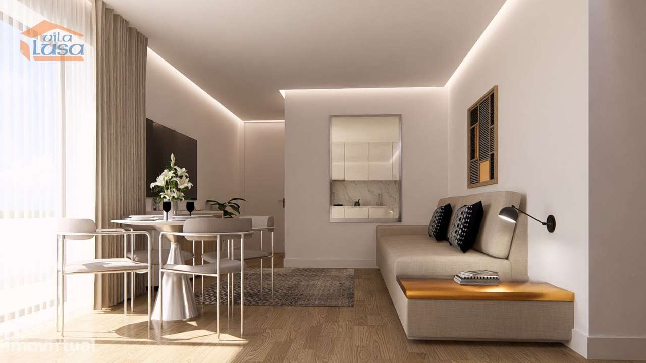 Apartamento T1 Novo varanda e lugar de garagem Vilar de Paraiso, Vi...-4