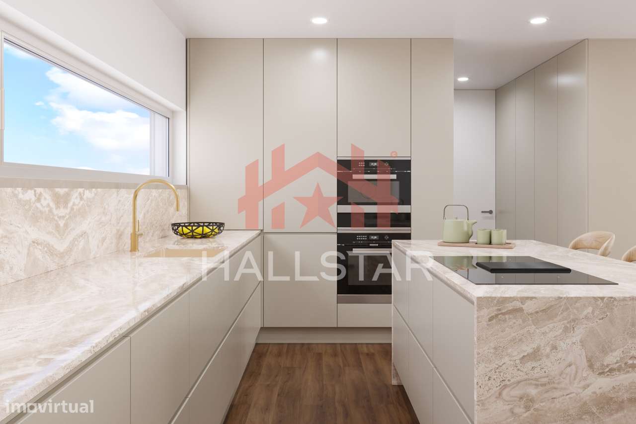 Apartamento T2 / Em Construção / Garagem para 2 Carros / Marrazes-13