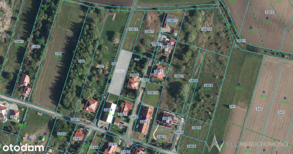 Działka budowlana 928 m² z WZ – Wilkszyn-1