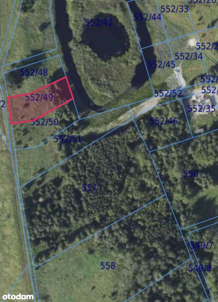 Ostatnie 3 działki nad stawem w Nowej Wsi Lęborskiej-1