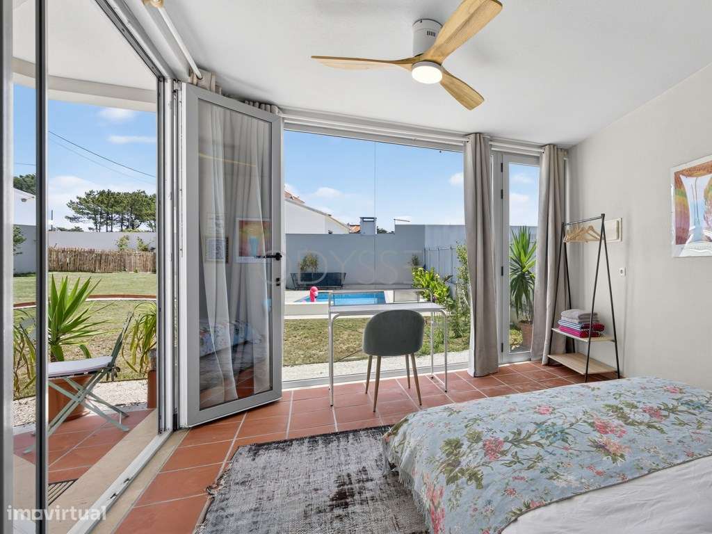 Villa entre litoral e campo com vista mar perto da Ericeira-58