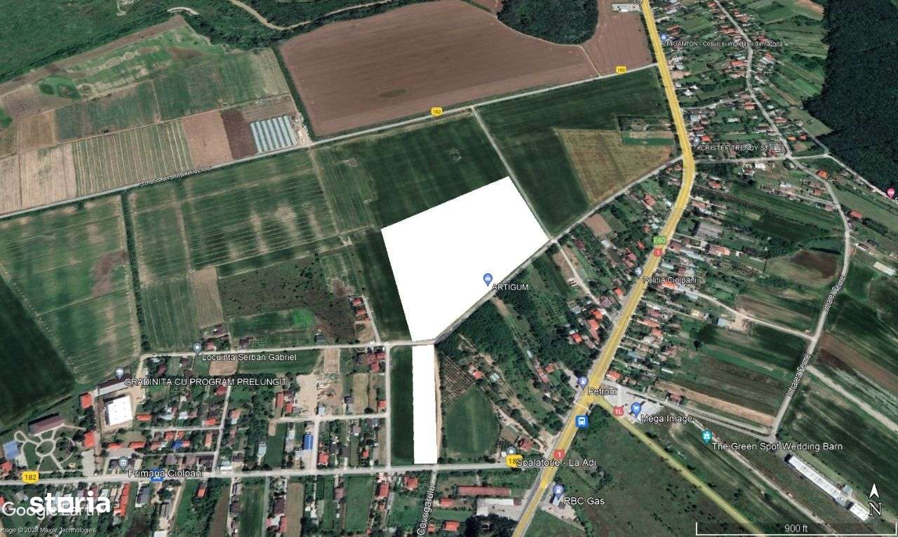 Teren excelent complex rezidential.Lotizat.Utilitati.Asfalt.Intre vile - Imagine principală: 1/6