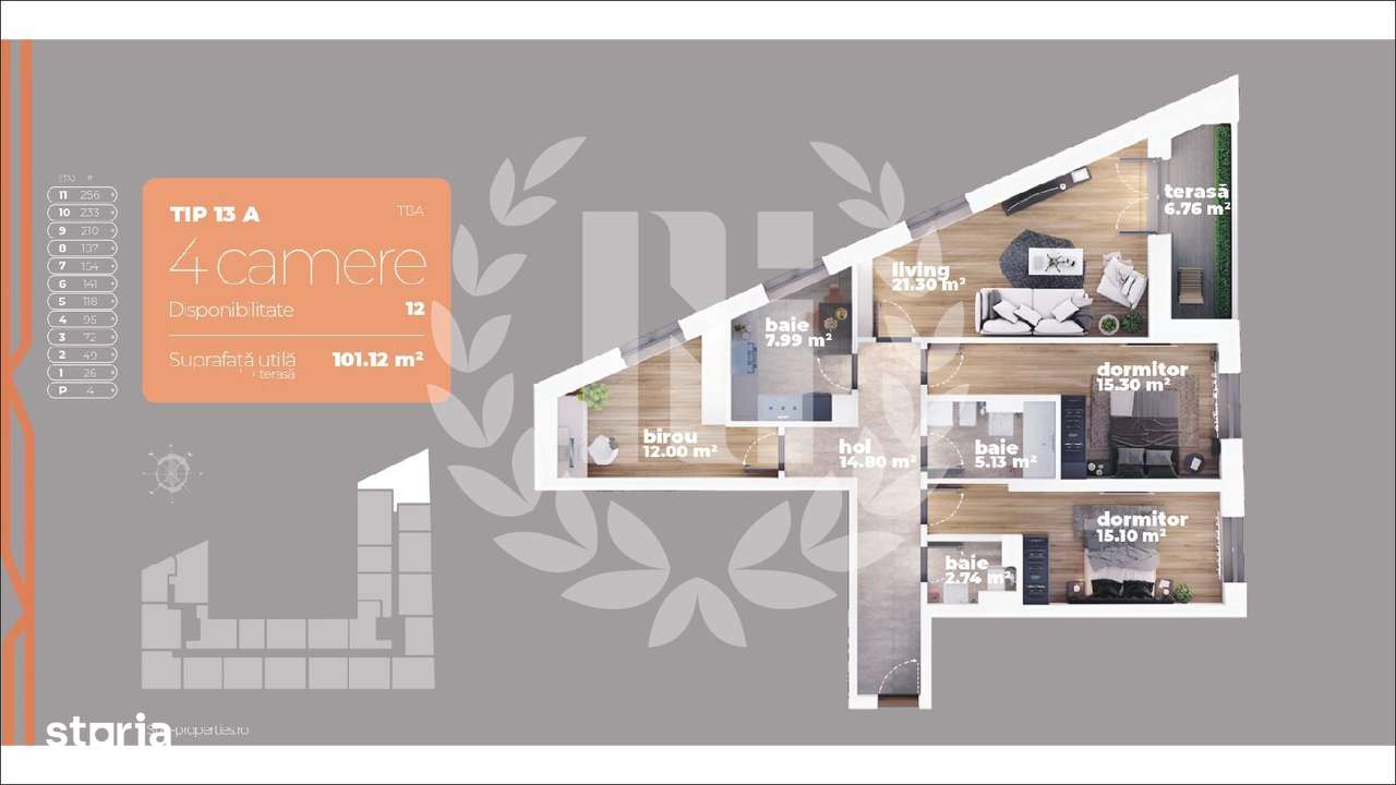 Apartament 4 camere | Imobil Nou | Metrou Sector 3 | Prețuri Promo-0