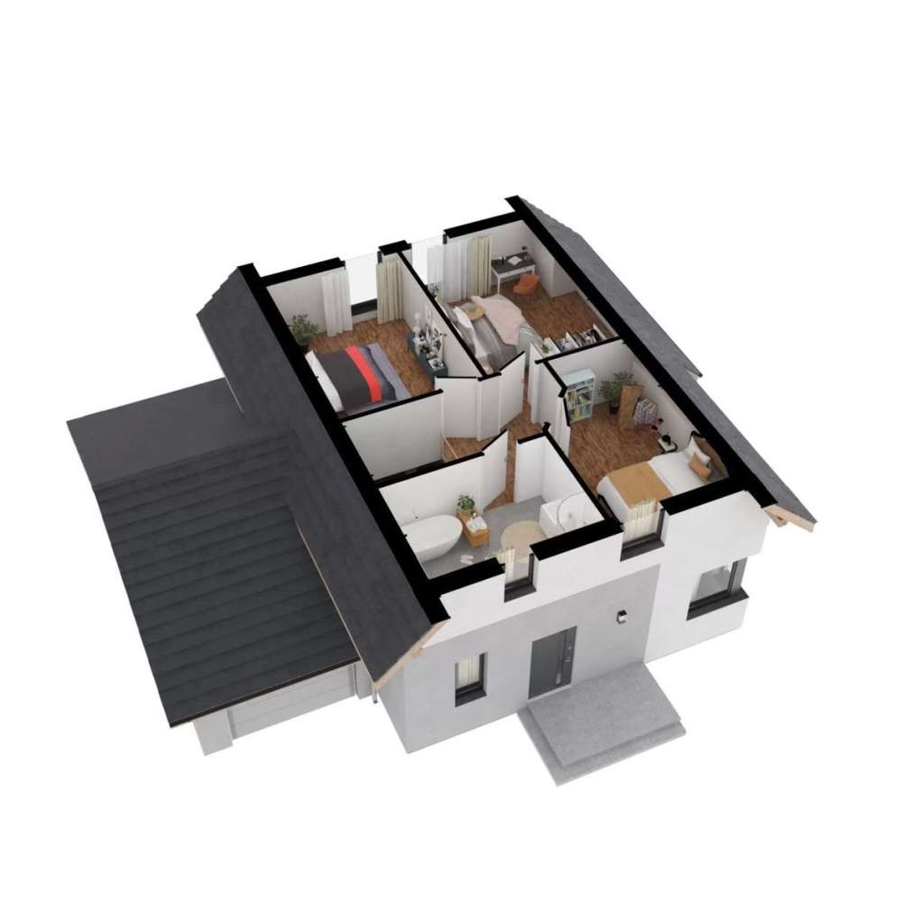 Ulica Grudniowa - dom Szafir I z garażem-12