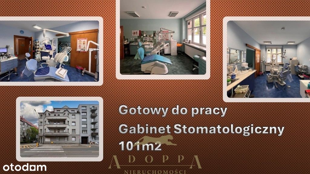 Gotowy do pracy gabinet stomatologiczny 101m2