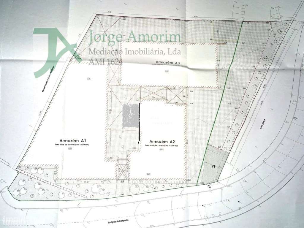 Armazém industrial com 1400 m2. Frente para A.E - A43 Porto - Gondo...-11