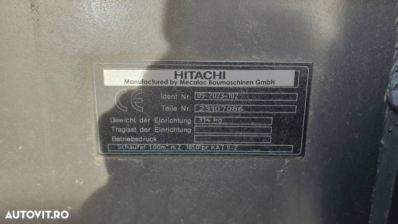 Hitachi ZW95-6, furci, cupla rapida, cupa - 14