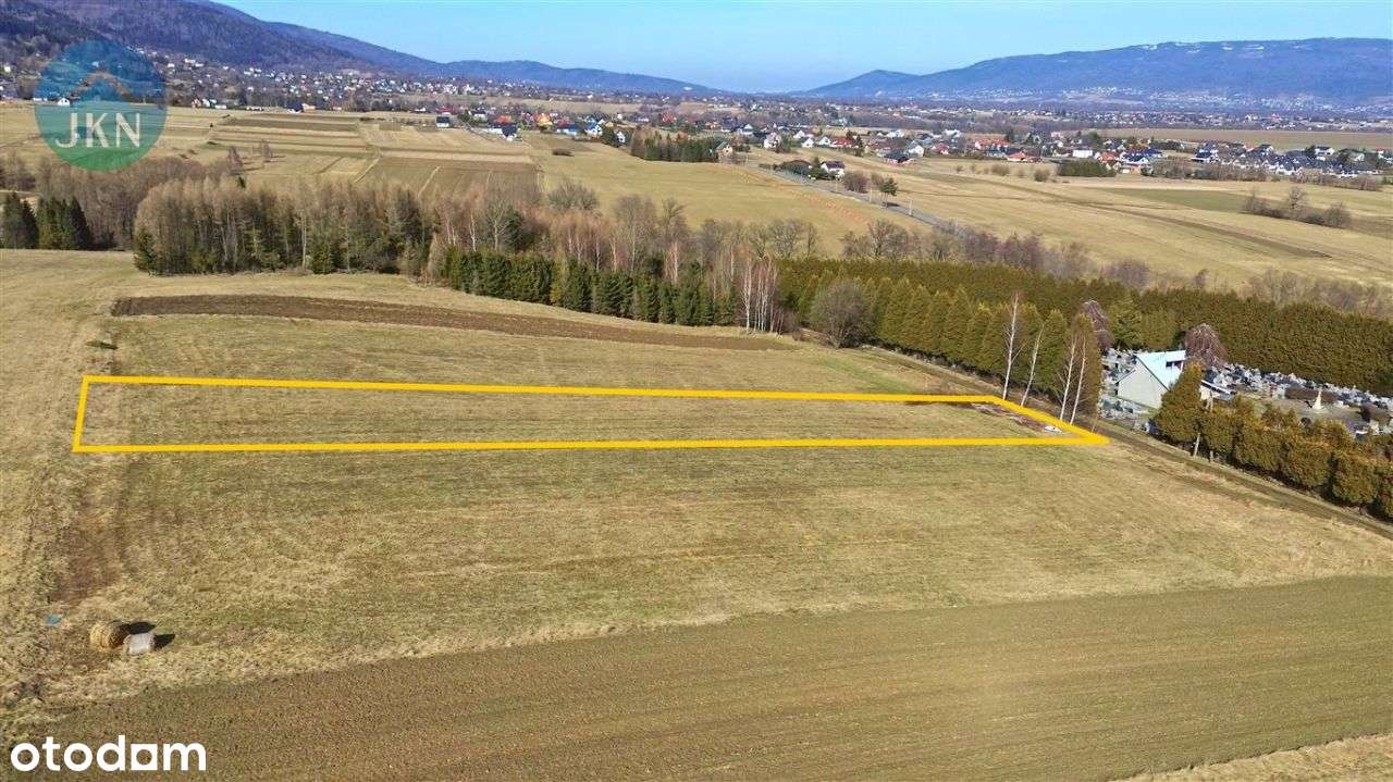 Widokowa działka u podnóża Skrzycznego w Lipowej !-13