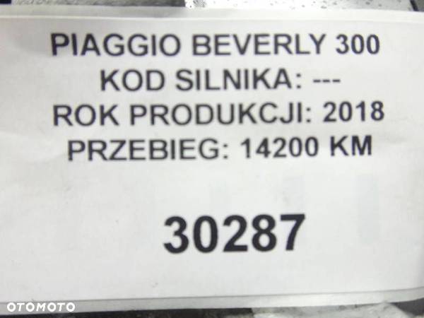 SILNIK PIAGGIO BEVERLY 300 GWARANCJA 30 DNI - 7