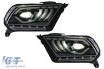 Faruri Full LED compatibil cu Ford Mustang V (2010-2014) cu Semnal Dinamic Secvential - 2