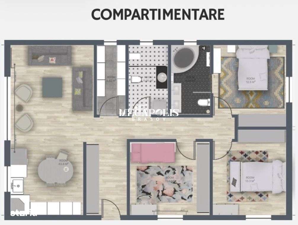 Casă 4 camere / Codlea / Credit / 100mp-5