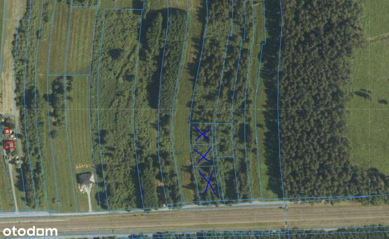 Działki (1351m2, 890m2, 887m2) Jasień ul. Jagodowa z wydanymi WZ - Pełny obrazek: 4/4