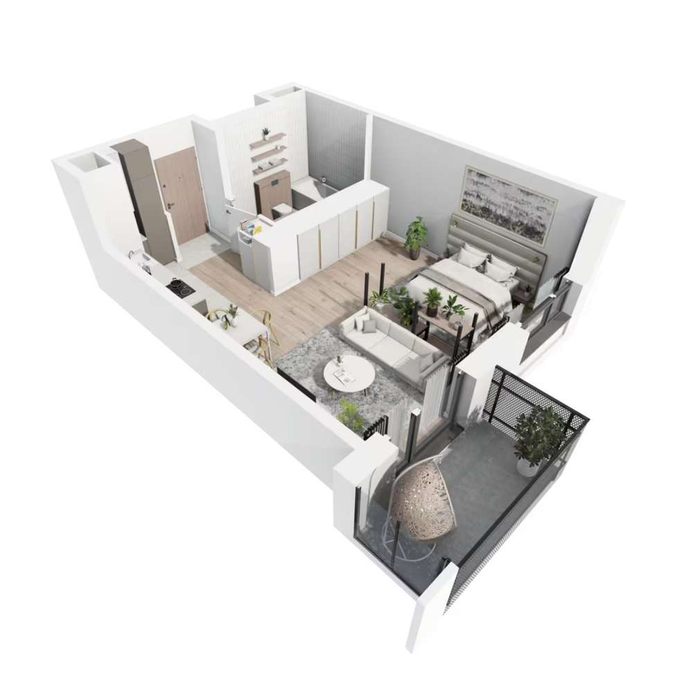 JASNE Nowe 41m Mieszkanie 2 pokojowe JEŻYCE - Pełny obrazek: 4/10