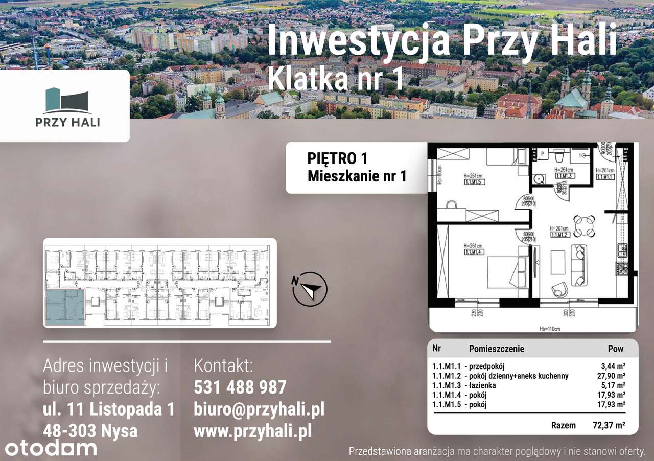 Przy Hali - 72,37 m2 - Pełny obrazek: 4/7